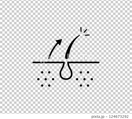 Hair removal icon illustration vector 124673292
