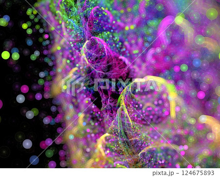 Imaginatory fractal abstract background Image Imaginatory fractal abstract background Image 124675893