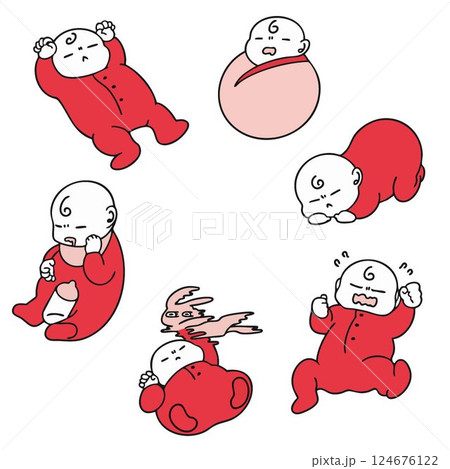 寝てる?赤ちゃんセット 寝てる?赤ちゃんセット 124676122