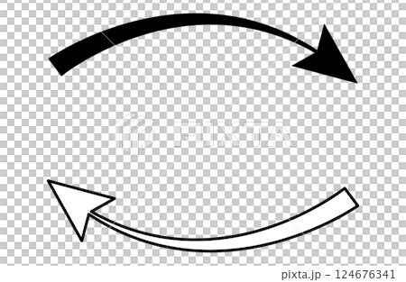 Curved Arrow 124676341