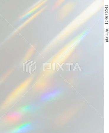 柔らかな光に浮かぶ虹色のプリズム反射(AI生成画像) 柔らかな光に浮かぶ虹色のプリズム反射(AI生成画像) 124676543