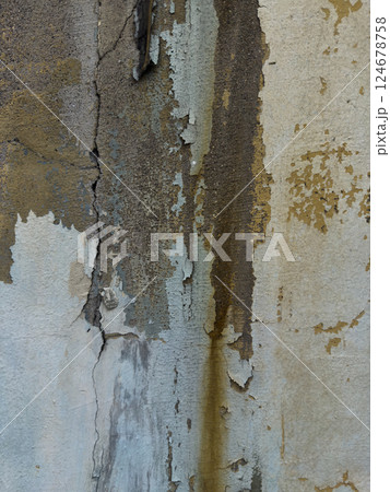 A wall with a rich vintage texture that is good for use as a design background. 124678758