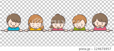 Five children looking down 124678957