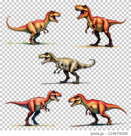 霸王龍的插圖 124679200