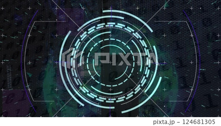 Image of scope scanning and digital data processing 124681305