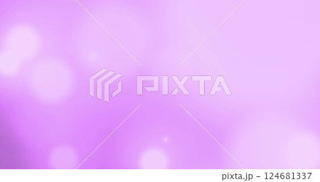 Image of glowing light spots moving over pink background Image of glowing light spots moving over pink background 124681337