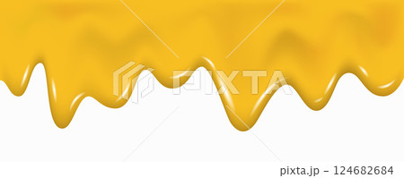 Melted cheese or butter texture, sweet honey drip. Melted cheese or butter texture, sweet honey drip. 124682684