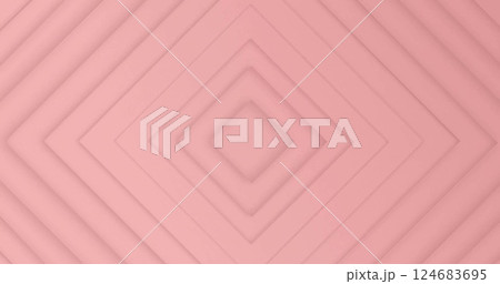 Image of squares moving on pink background 124683695