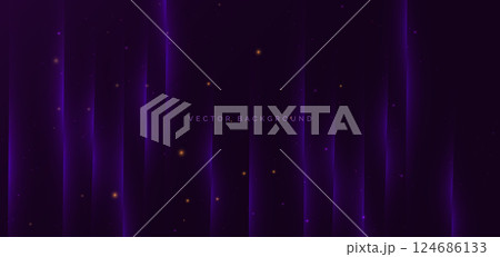 Abstract modern geometric purple vertical lines background. Template brochure, cover, display layout. 124686133