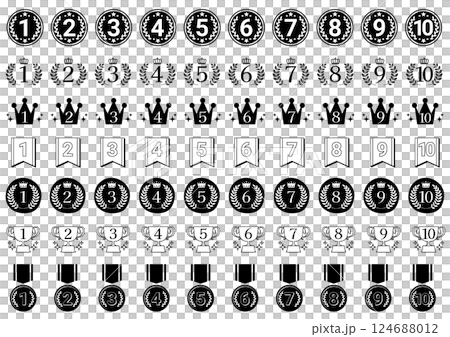 Ranking icon set 124688012
