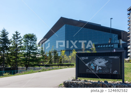 エスコンフィールドHOKKAIDO（北海道北広島市Fビレッジ、北海道ボールパーク）の外観 124692582