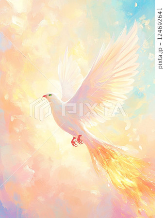 華やかな不死鳥 124692641