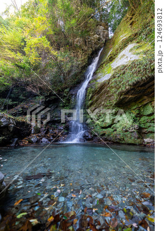 【徳島】琵琶の滝【秋】 124693812
