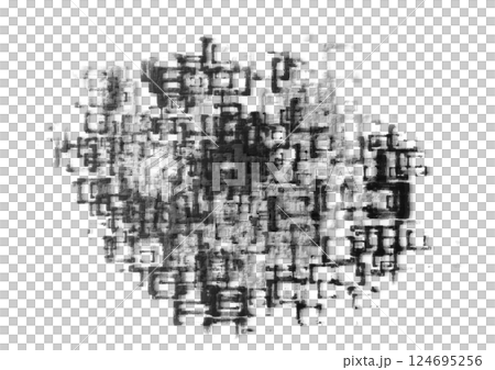 抽像水墨背景素材 抽像水墨背景素材 124695256