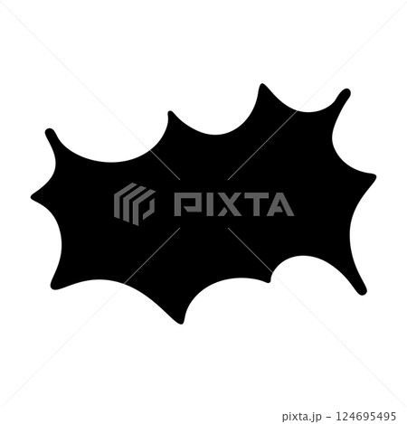 Manga speech bubbles with dynamic comic bursts. dialogue balloons and explosive text frames. Flat illustration isolated on white background. 124695495