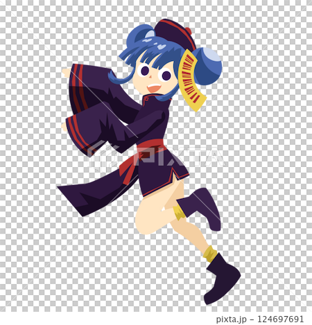 Young female Jiangshi Young female Jiangshi 124697691