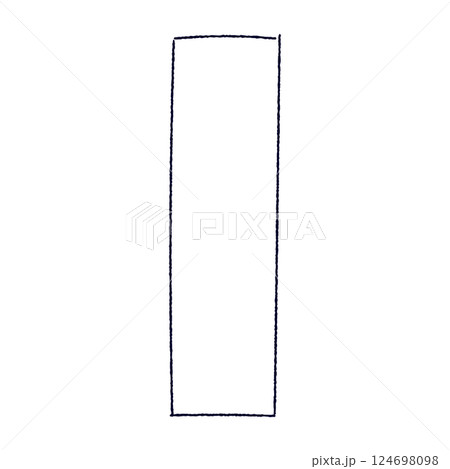 Hand drawn rectangular frame with rough brush strokes, sketchy pencil and marker border, scribbled square box outline. Flat vector illustration isolated on white background. Hand drawn rectangular frame with rough brush strokes, sketchy pencil and marker border, scribbled square box outline. Flat vector illustration isolated on white background. 124698098