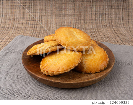 Netherlands traditional cookies, Holland almond filled cake, Dutch marzipan pastry, Gevulde koek Netherlands traditional cookies, Holland almond filled cake, Dutch marzipan pastry, Gevulde koek 124699325