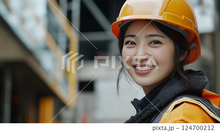 女性現場監督 124700212