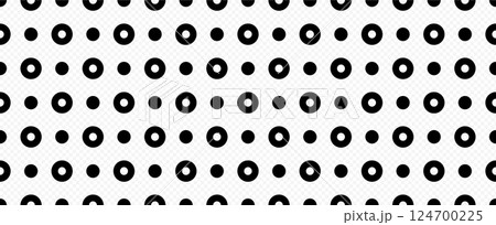 Seamless dotted pattern with evenly spaced circles vector design Seamless dotted pattern with evenly spaced circles vector design 124700225