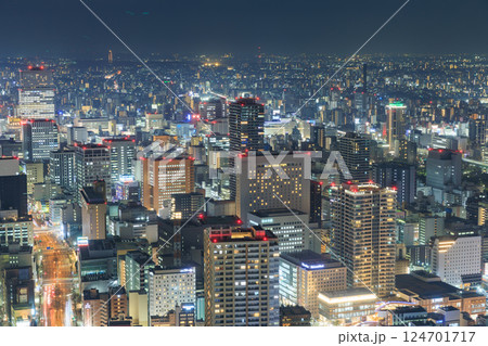 愛知_伏見・栄方面の都市夜景風景 愛知_伏見・栄方面の都市夜景風景 124701717