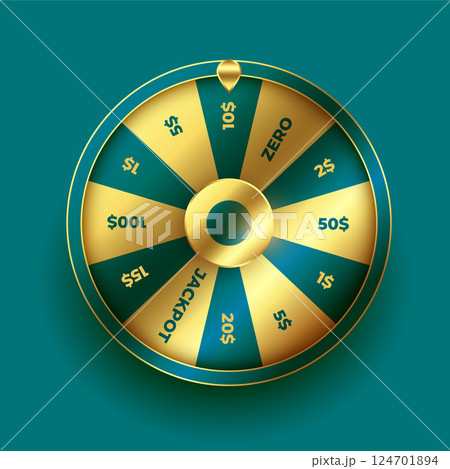 premium jackpot roulette background for money and lottery 124701894