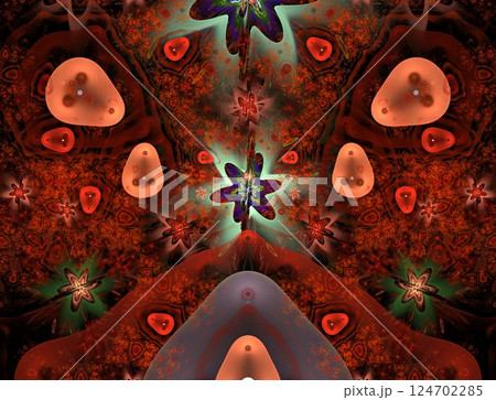 Imaginatory fractal abstract background Image 124702285