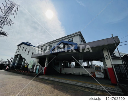 埼玉の嵐山 東武鉄道東上線 武蔵嵐山駅東口 埼玉の嵐山 東武鉄道東上線 武蔵嵐山駅東口 124702290