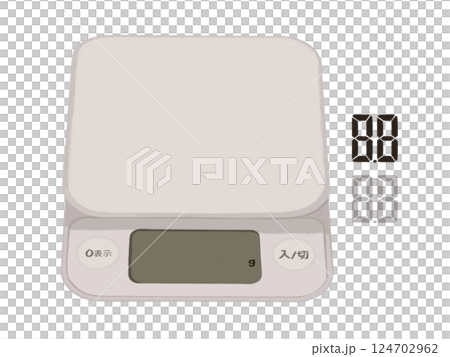 キッチンスケール（数字別） 124702962