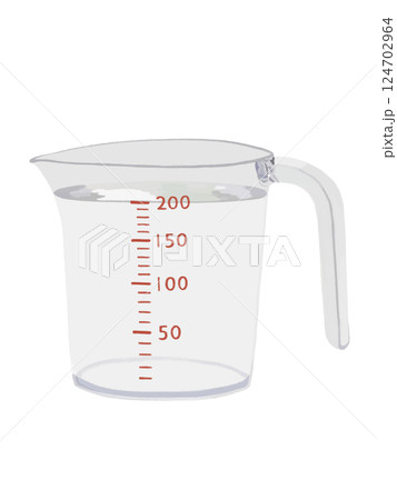 計量カップ（水入り200ml） 124702964