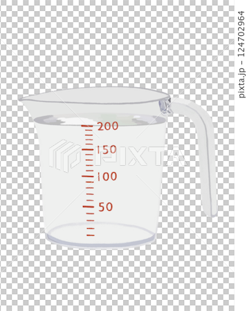 計量カップ（水入り200ml） 124702964
