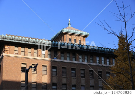 キングの塔の建つ神奈川県庁の建物 キングの塔の建つ神奈川県庁の建物 124703926