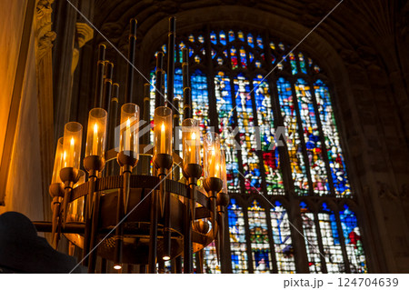 Interior of King's College Chapel, University of Cambridge. Interior of King's College Chapel, University of Cambridge. 124704639