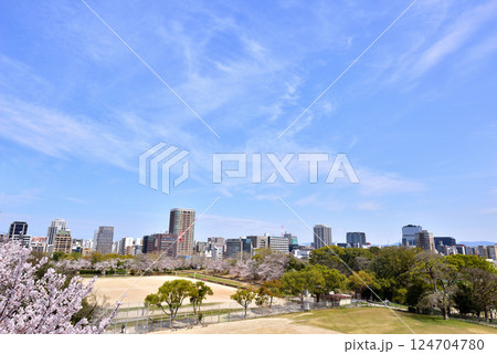 福岡城天守台から北東方面の展望 福岡城址 天守台 福岡城天守台から北東方面の展望 福岡城址 天守台 124704780