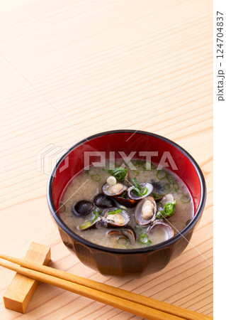 しじみの味噌汁 しじみの味噌汁 124704837