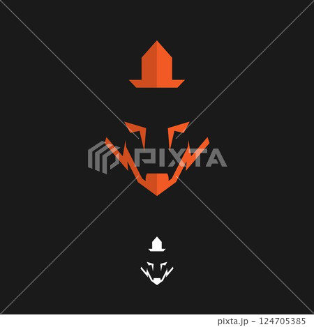 This bold and striking angry fox logo is perfect for any brand looking to convey strength and determination. The simple yet fierce design makes it versatile for various applications This bold and striking angry fox logo is perfect for any brand looking to convey strength and determination. The simple yet fierce design makes it versatile for various applications 124705385