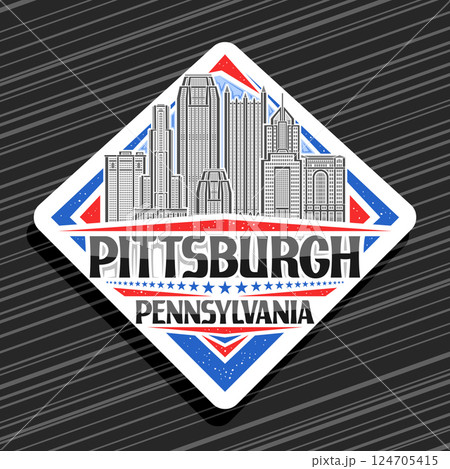 Vector logo for Pittsburgh Vector logo for Pittsburgh 124705415