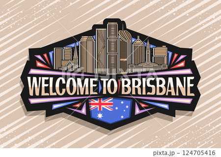 Vector logo for Brisbane Vector logo for Brisbane 124705416