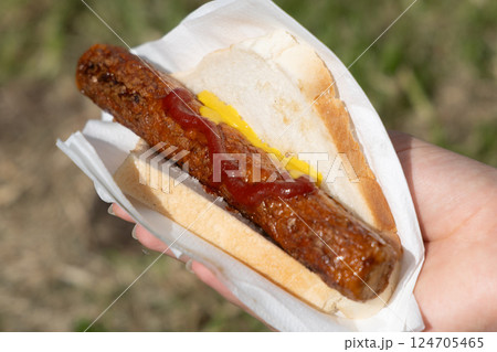 Sausage Sizzle BBQ in Australia Sausage Sizzle BBQ in Australia 124705465