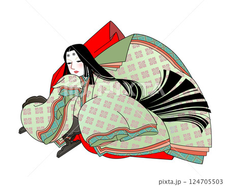 藤原道綱の母のイラスト 124705503