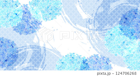 アジサイ 梅雨 花 背景 アジサイ 梅雨 花 背景 124706268