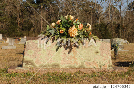 Blank Stone Grave Marker in Rural East Texas Blank Stone Grave Marker in Rural East Texas 124706343