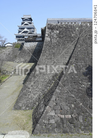 【熊本県】 熊本城　二様の石垣 124706841
