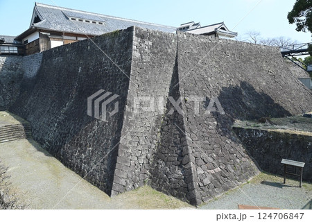 【熊本県】 熊本城　二様の石垣 124706847