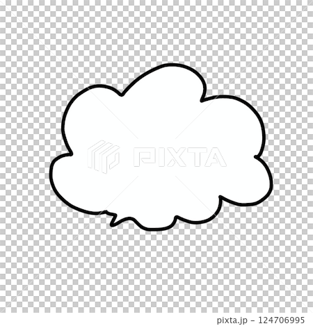 ふきだし 124706995