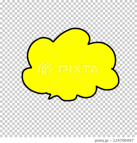 ふきだし 124706997