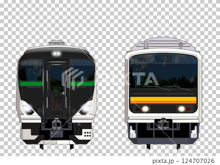 神奈川の列車No.4_E257系5500番台 / 209系 神奈川の列車No.4_E257系5500番台 / 209系 124707026