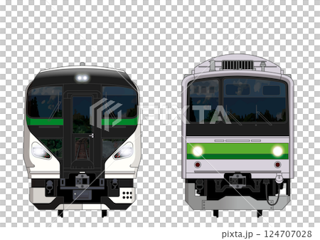 神奈川の列車No.8_E257系5000番台 / 205系 124707028