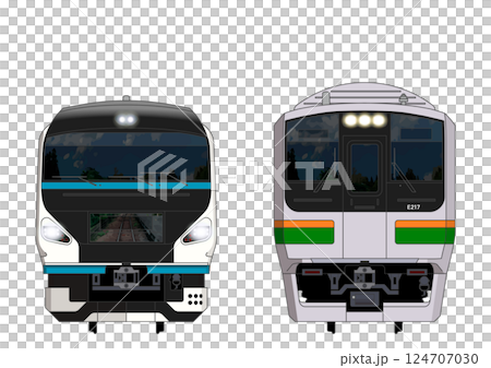 神奈川の列車No.19_E257系2000番台 / E217系 神奈川の列車No.19_E257系2000番台 / E217系 124707030