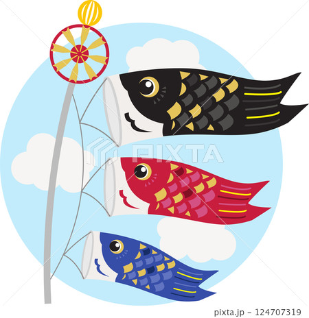 こいのぼり 124707319